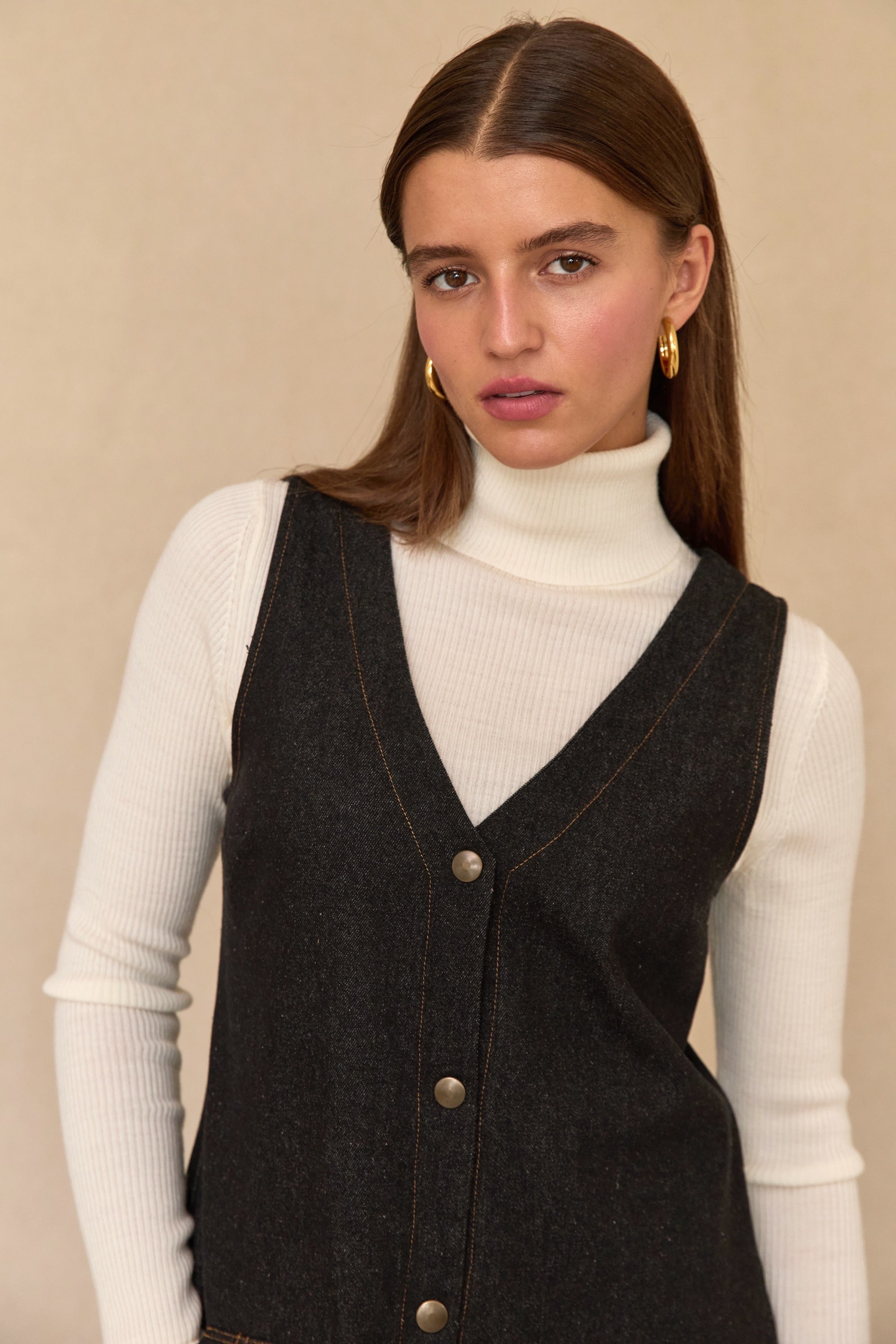 Robe Céline denim gris