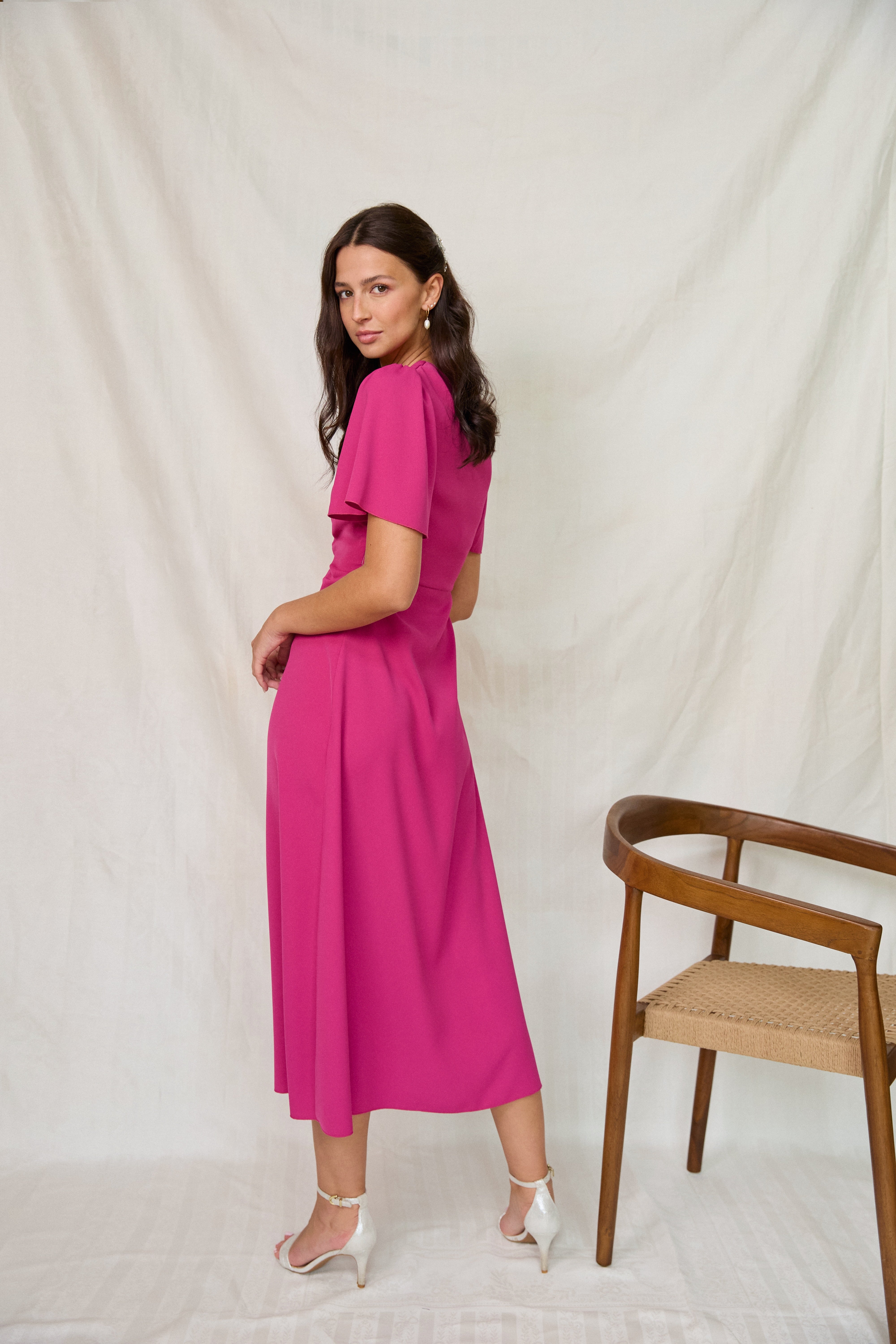 Catherine fuchsia dress