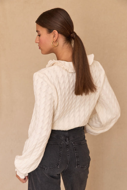 Pull Augustine écru