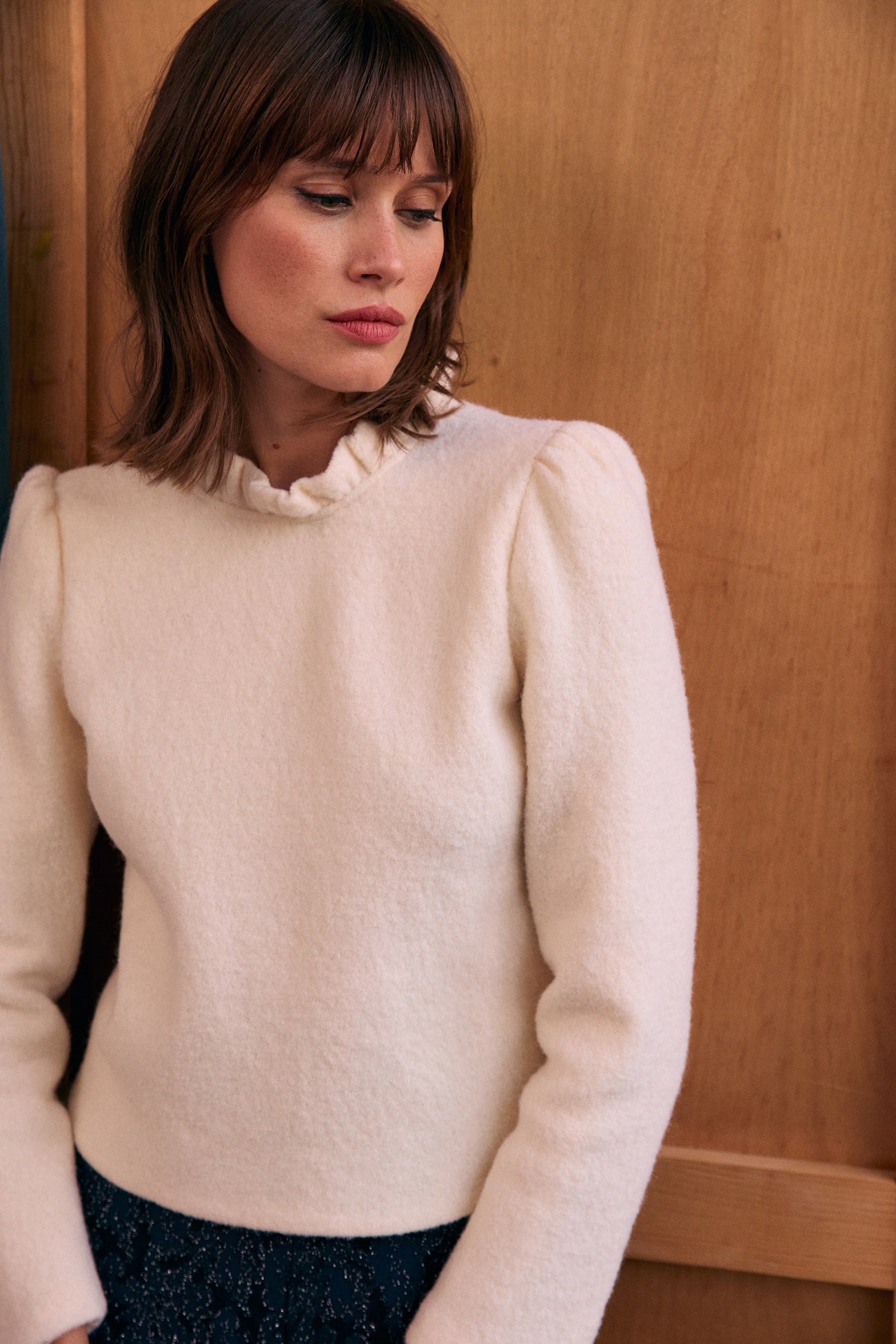 Top Odyssée laine écrue