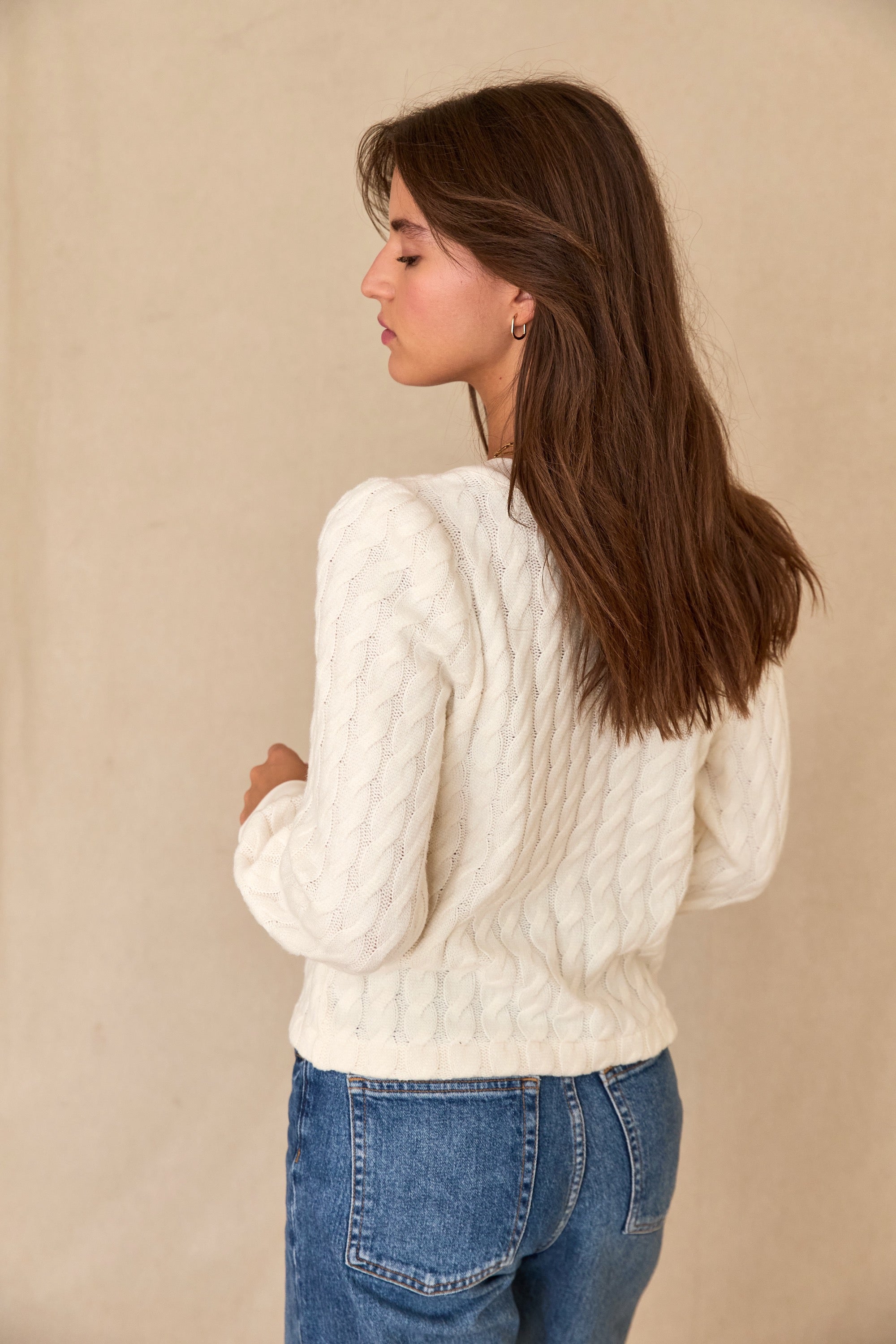 Gilet Céleste écru