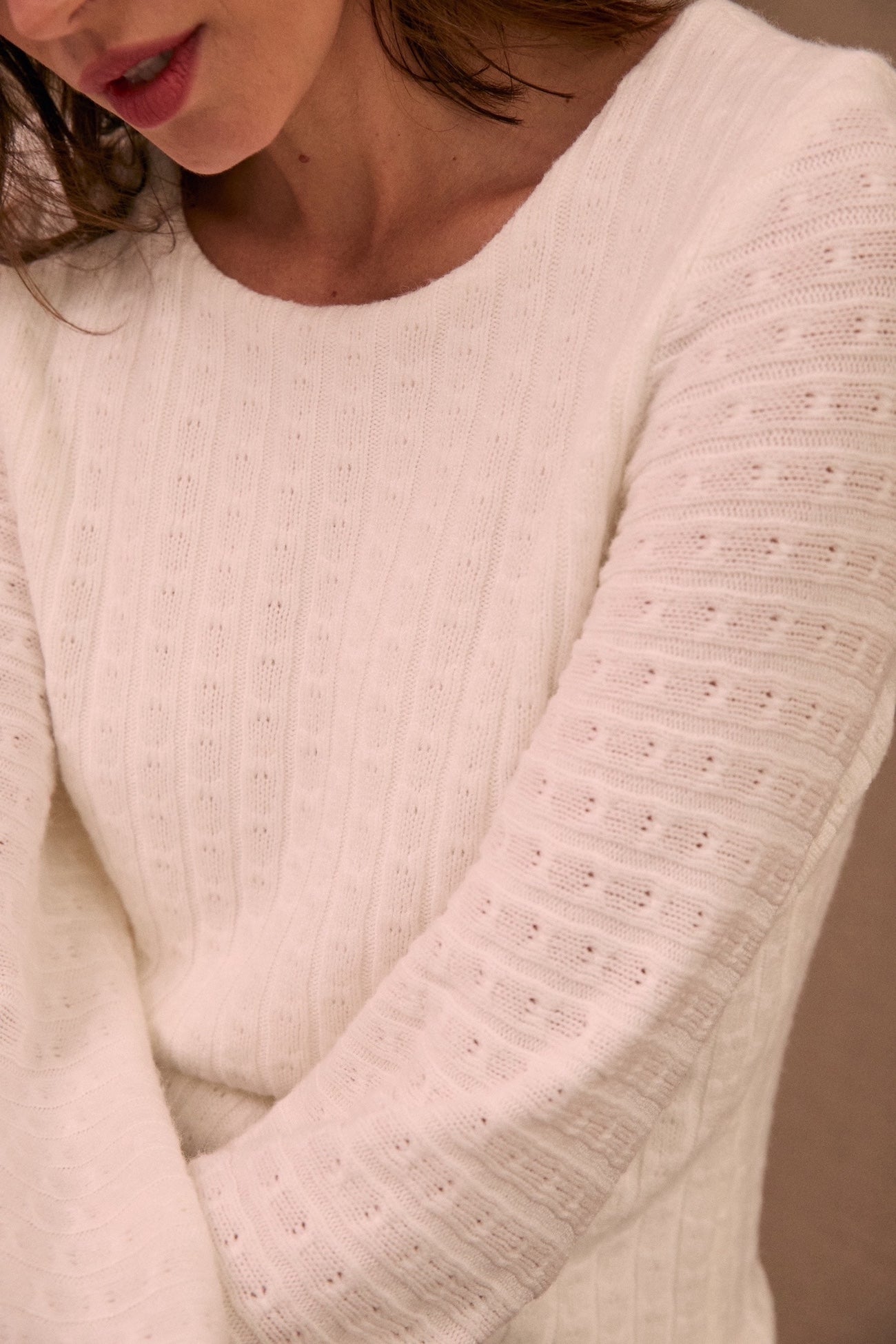 Pull Loulou écru