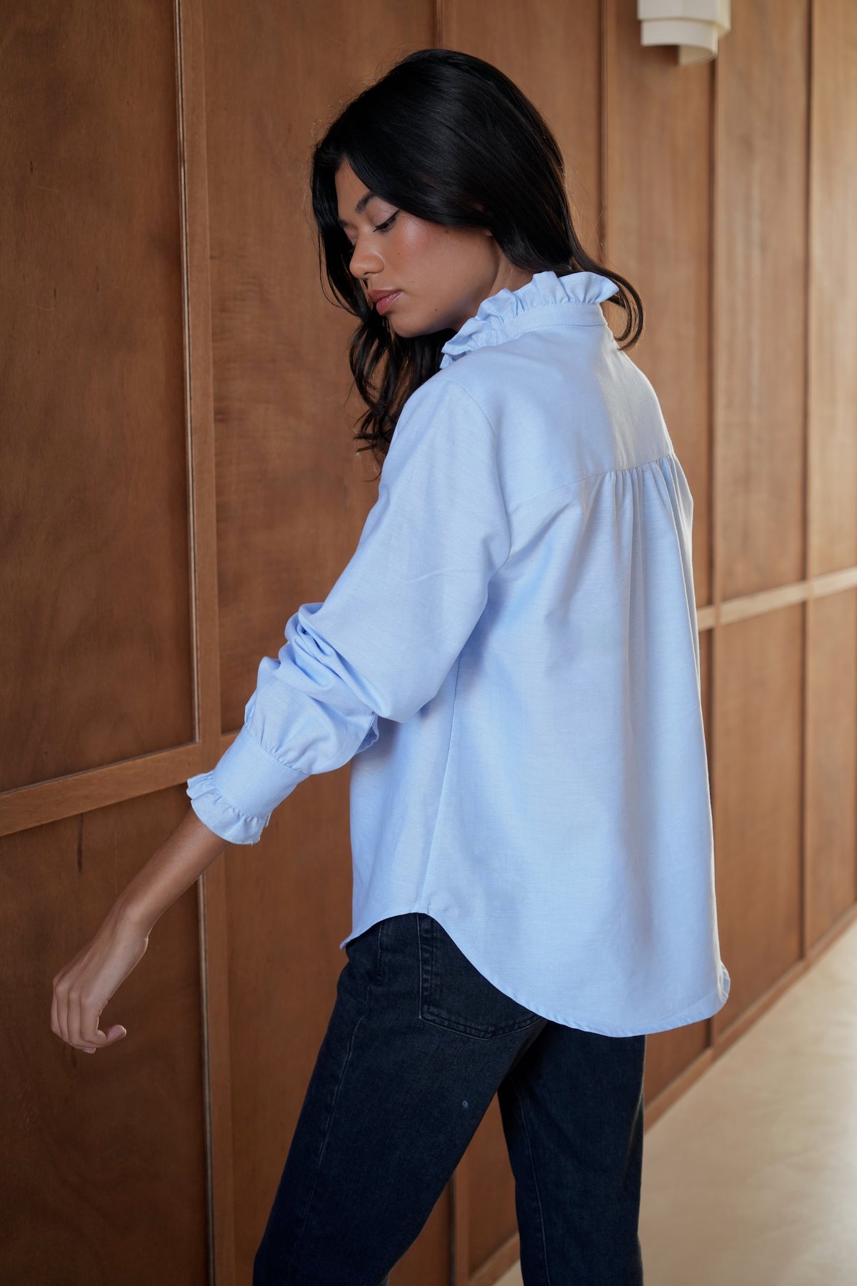 Chemise Victoria bleue ciel