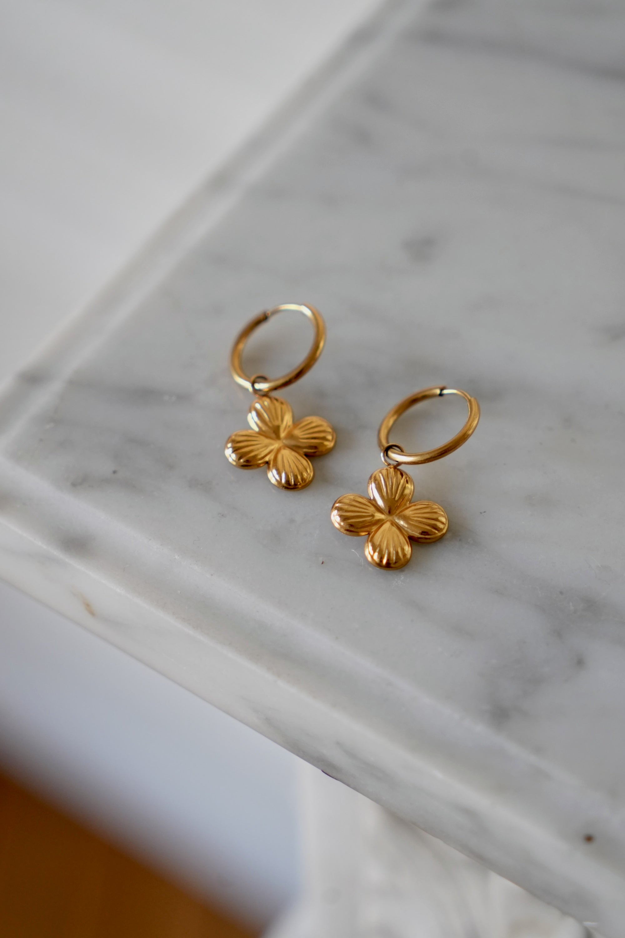 Boucles d'oreilles Trèfles d'amour