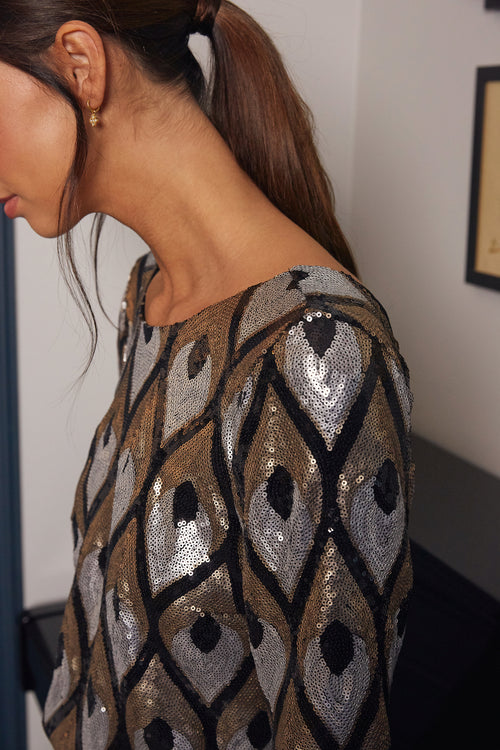 Adry sequin blouse