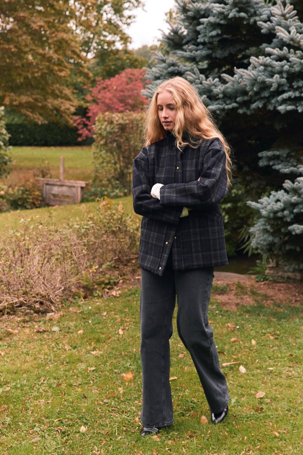 Manteau Bobby tartan