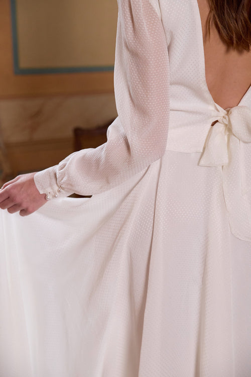 Top Dominique plumetis