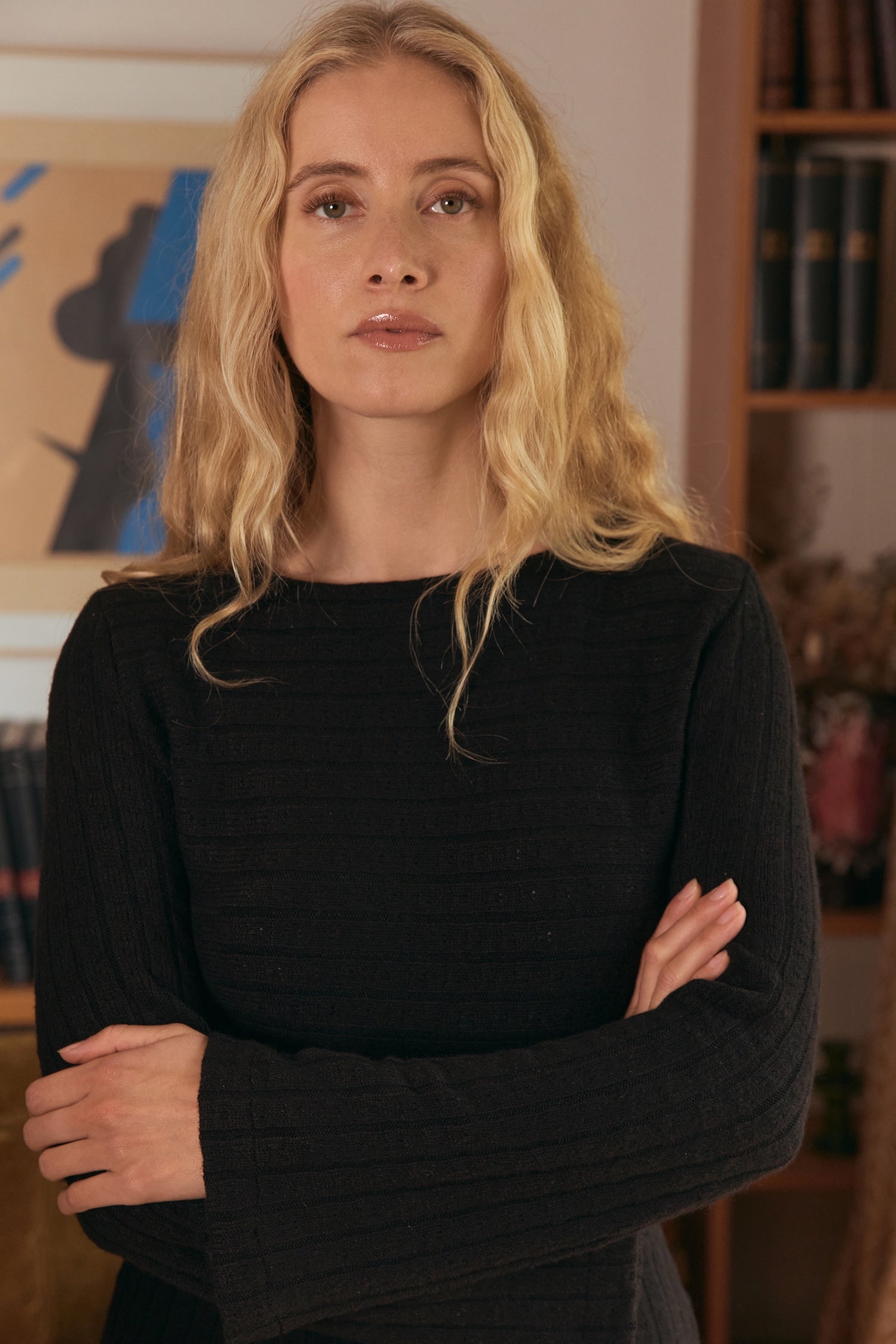 Robe Elisa maille noire