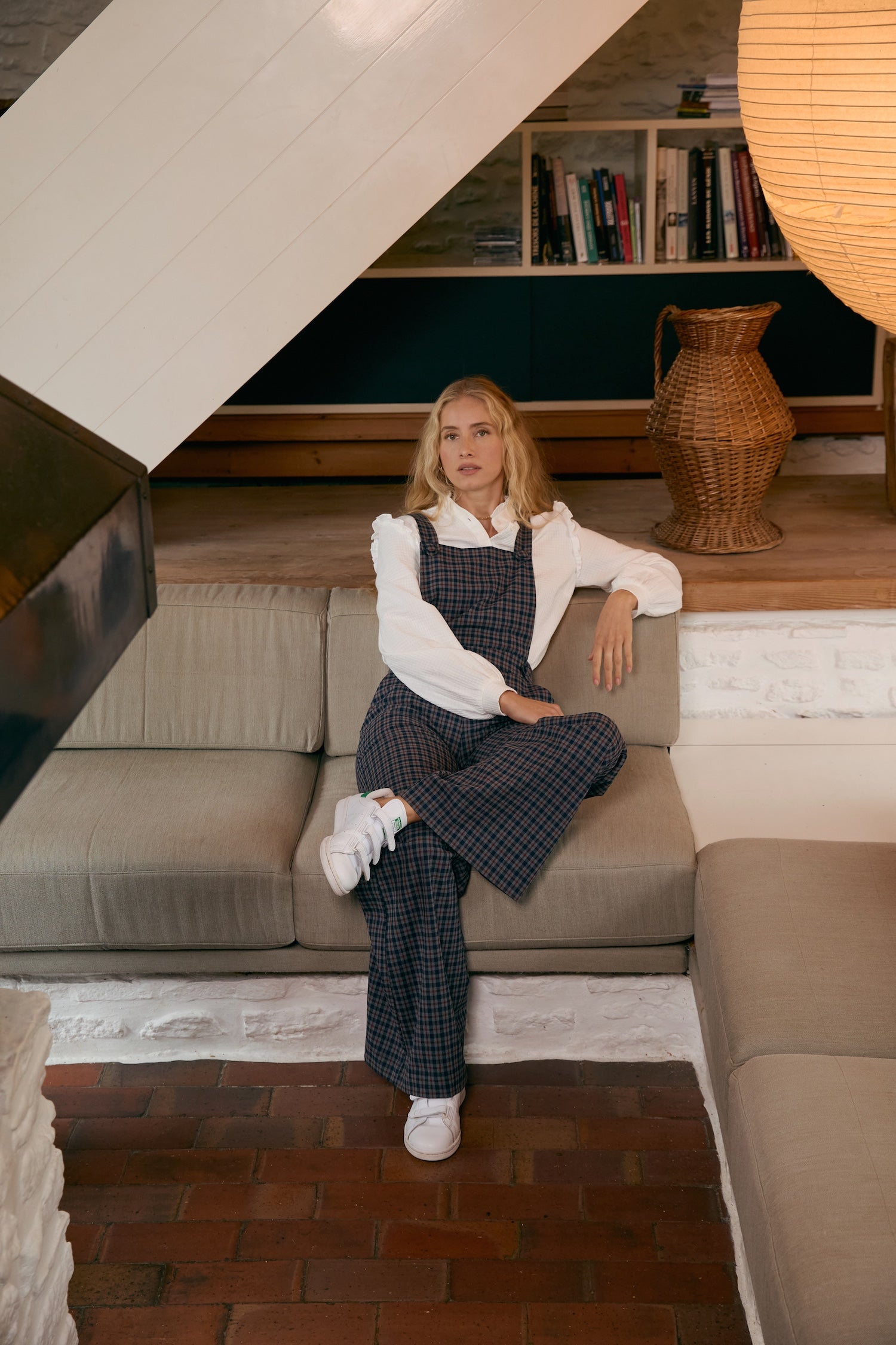 Salopette Colette à carreaux