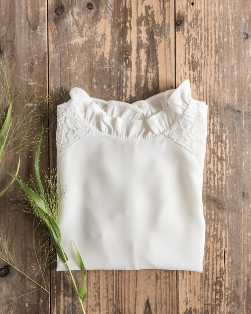 Odile ecru top