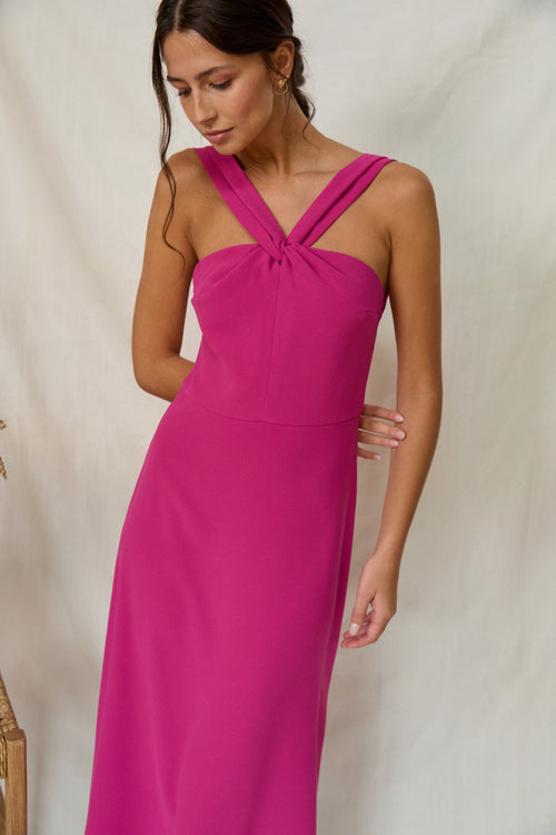 Eve fuchsia dress