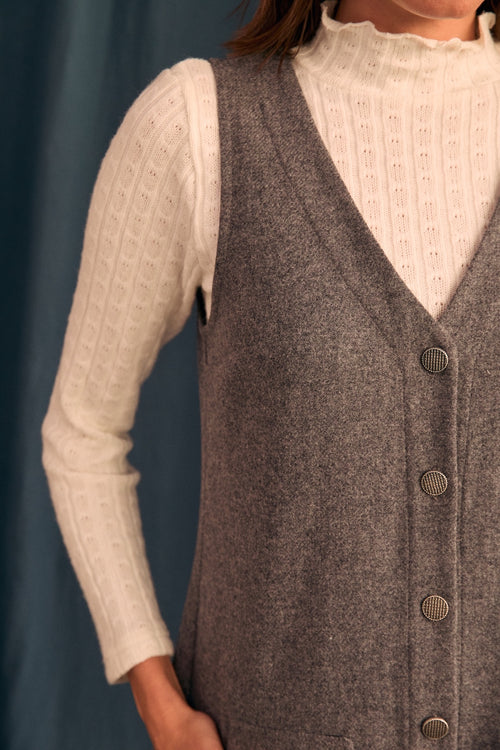 Robe Céline flanelle grise