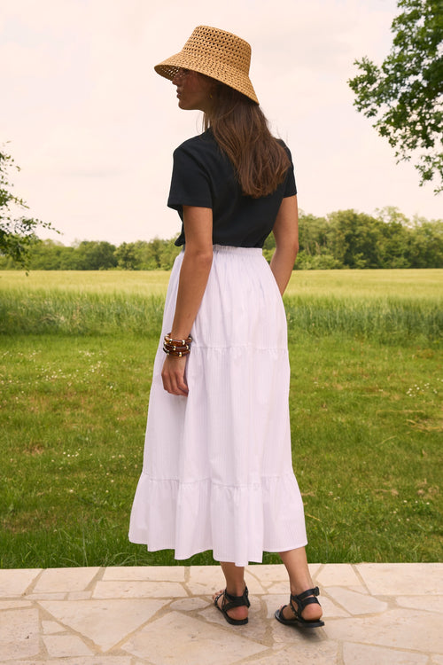 Jupe Ornella blanche