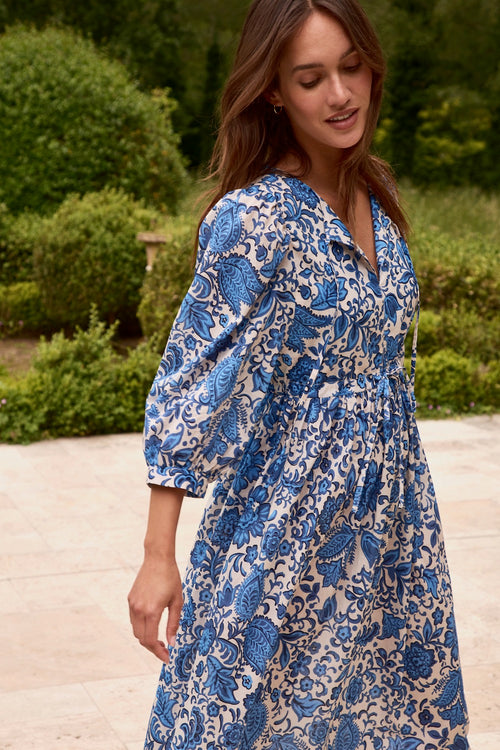 Robe Emmanuelle bleue