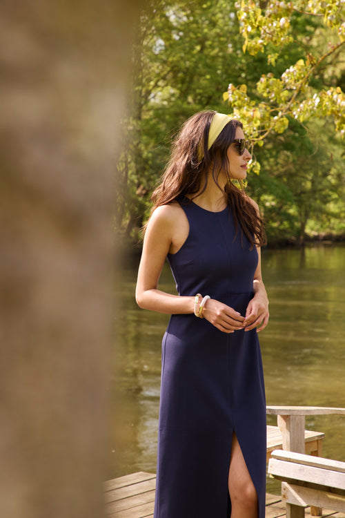 Camara navy blue dress