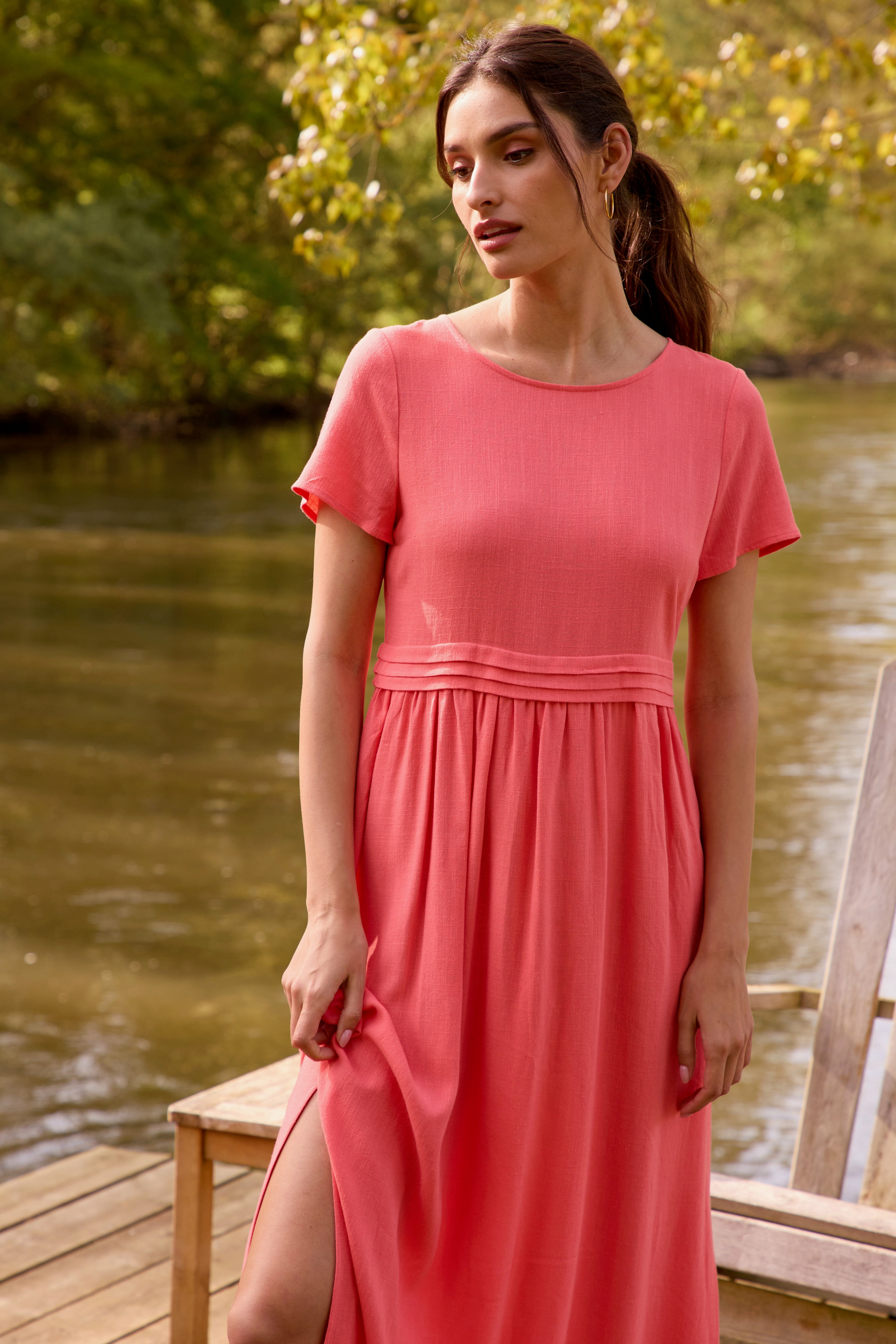 Coral Margot dress