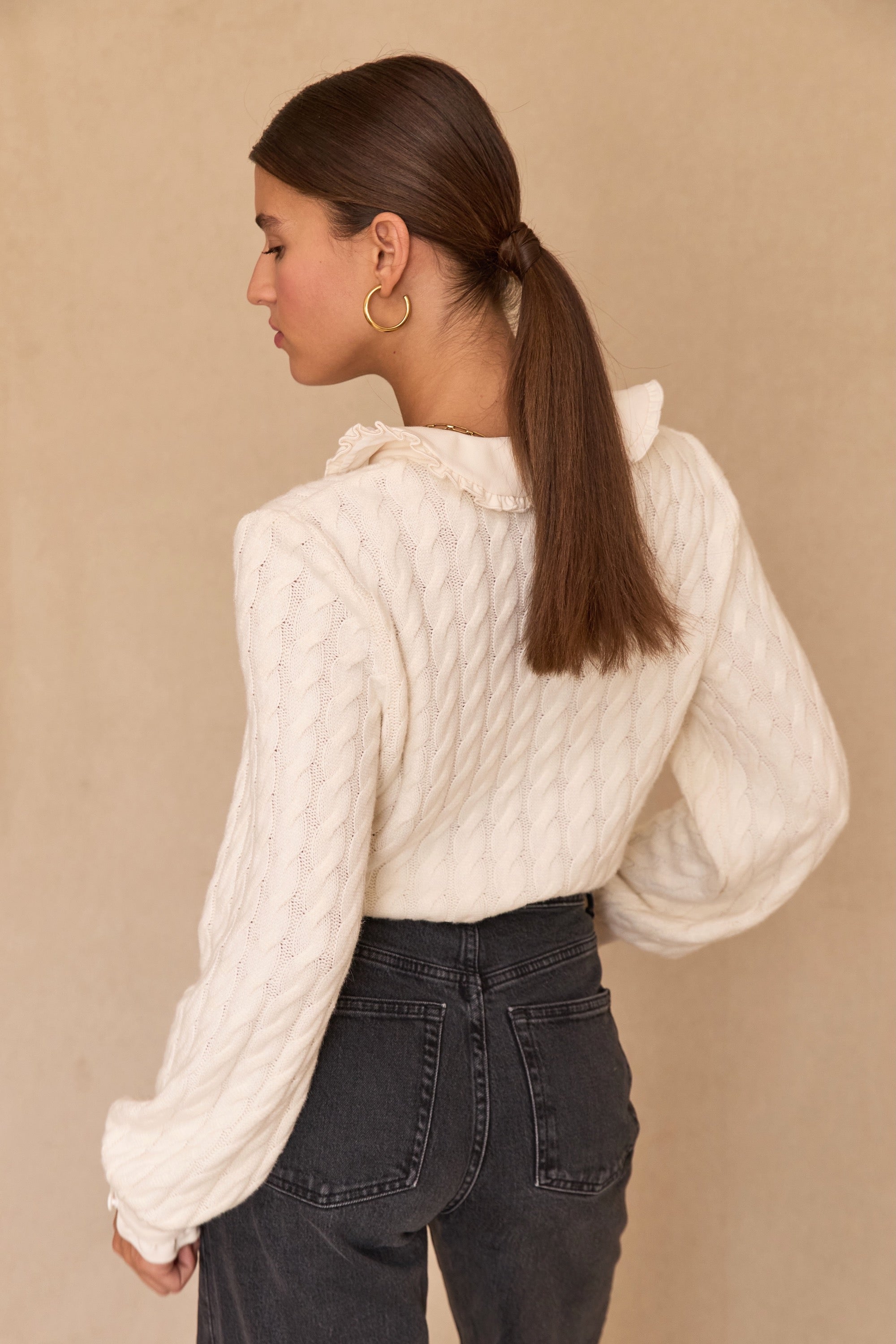 Pull Augustine écru