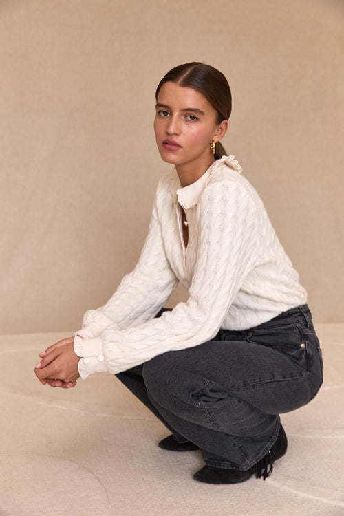 Pull Augustine écru