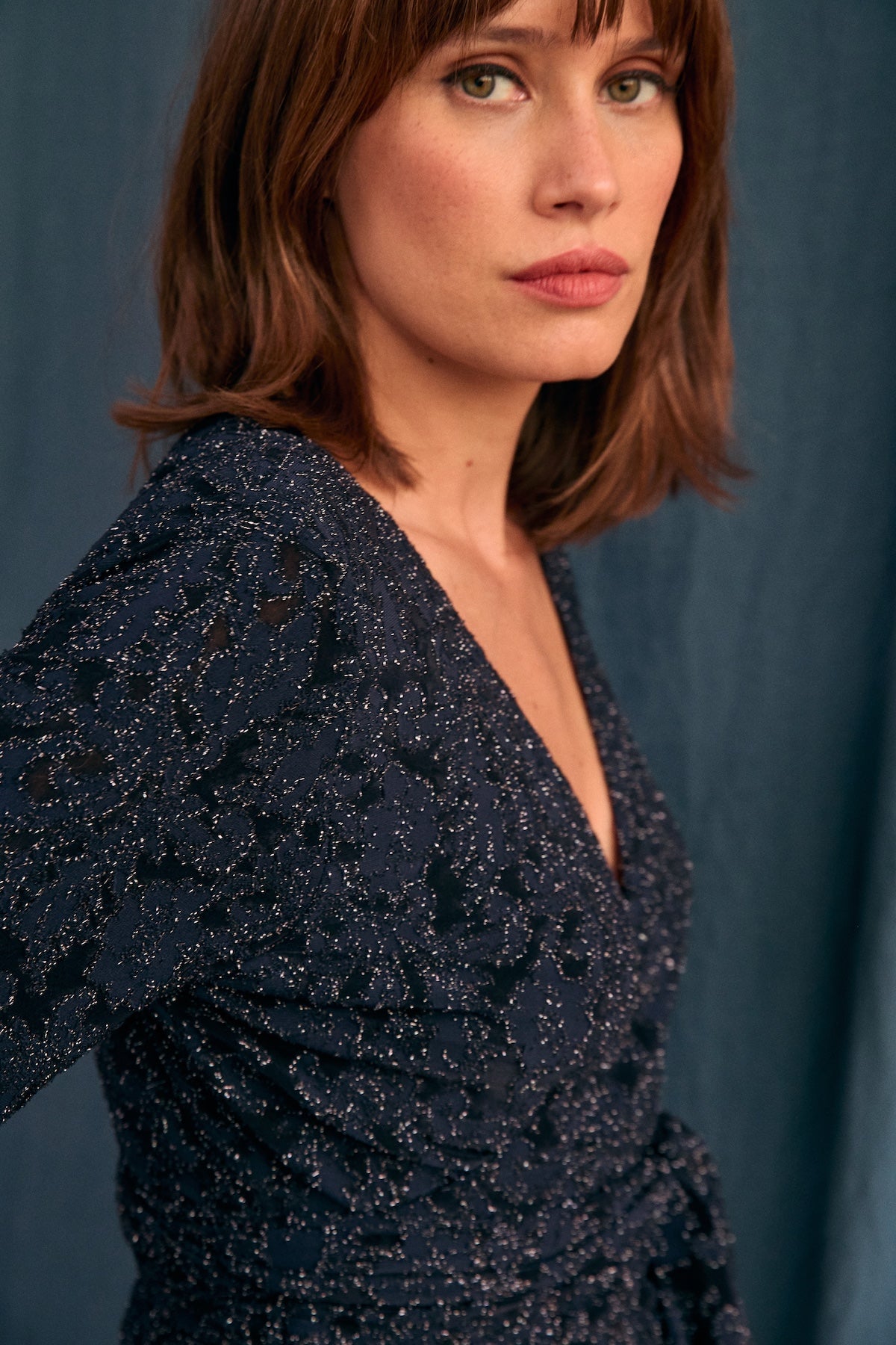 Blouse Diane maille pailletée