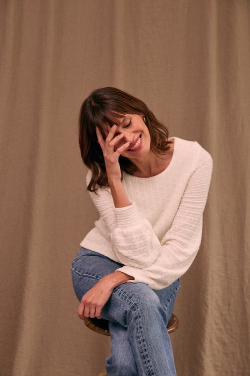 Pull Loulou écru
