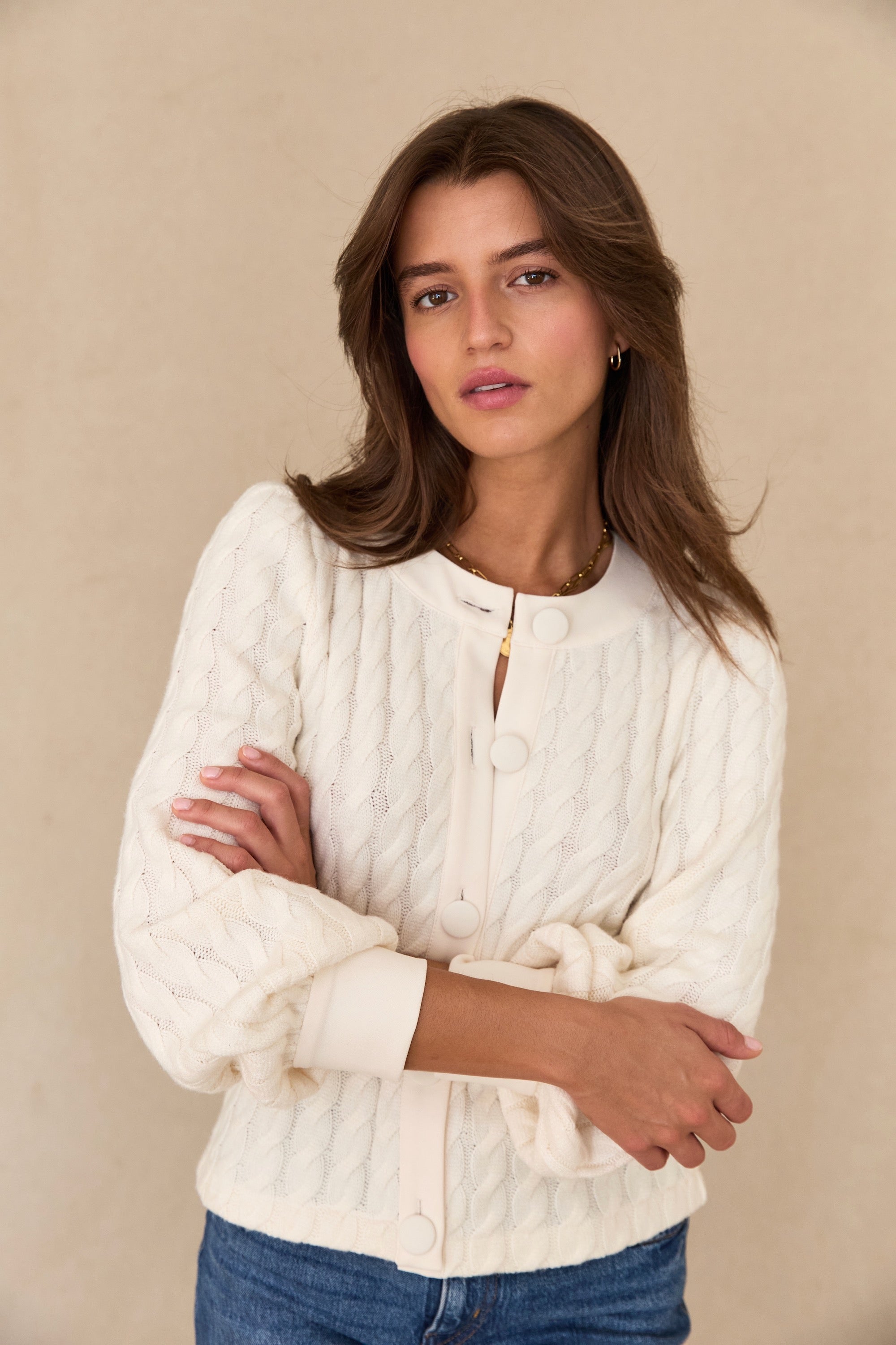Gilet Céleste écru