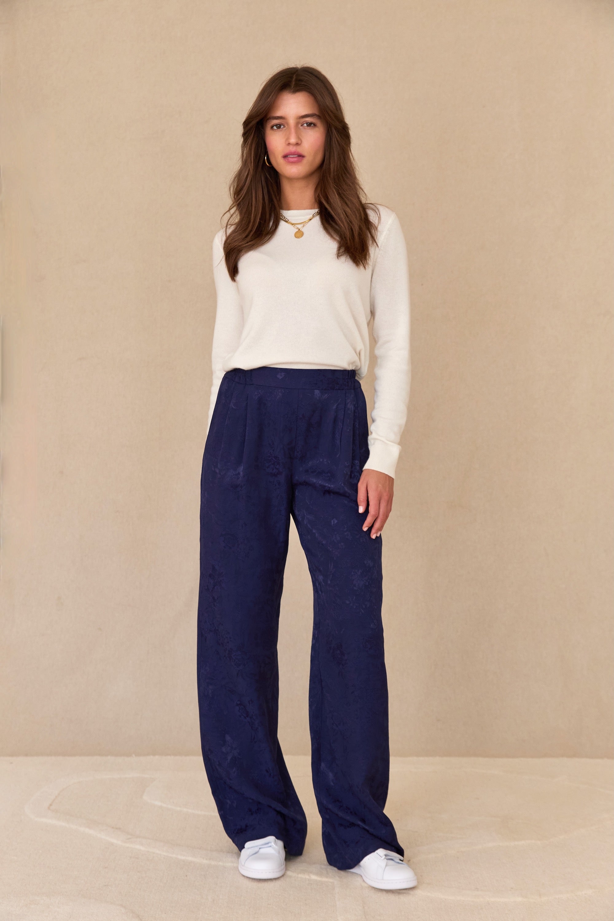 Pantalon Figari bleu marine
