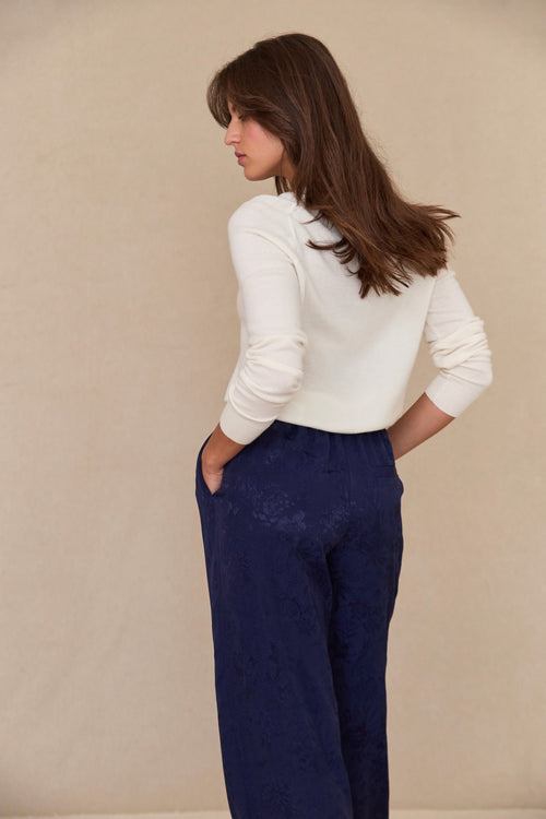 Pantalon Figari bleu marine