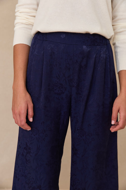 Pantalon Figari bleu marine