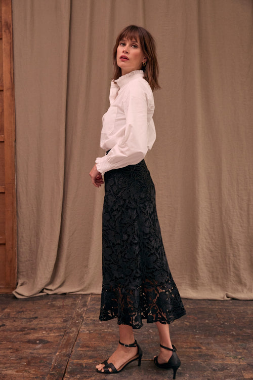 Jupe Ariel velours dévoré