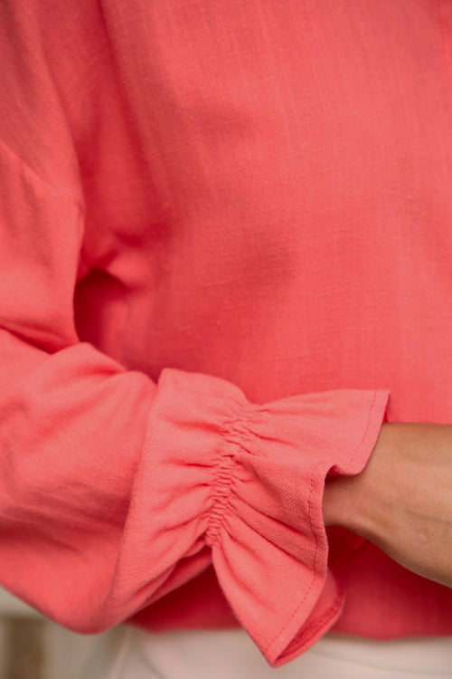 Blouse Bella corail