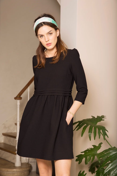 Robe Marguerite noire