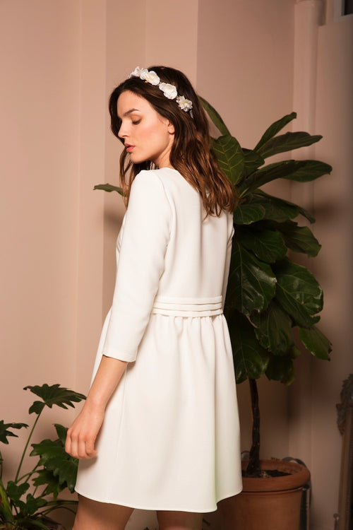 Ecru Marguerite dress