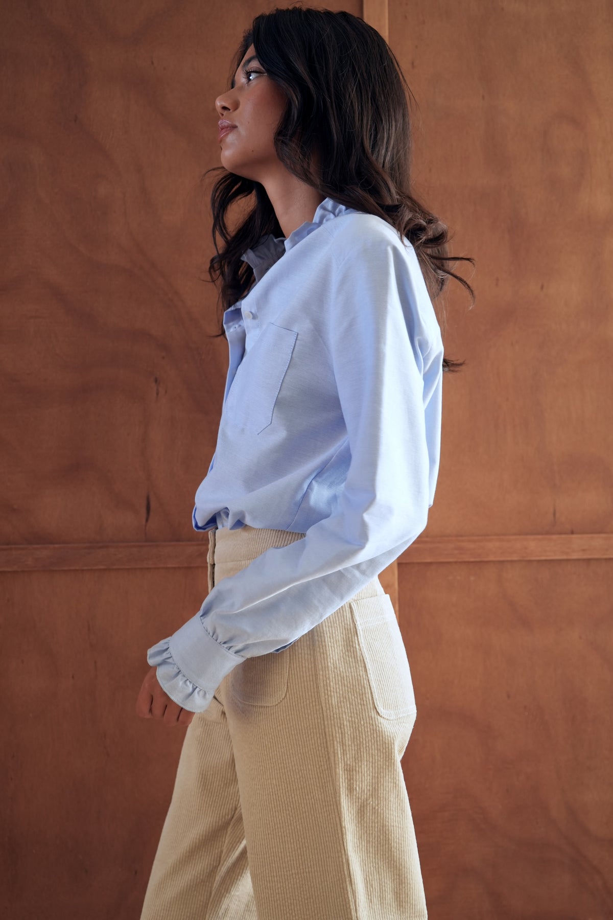Chemise Victoria bleue ciel