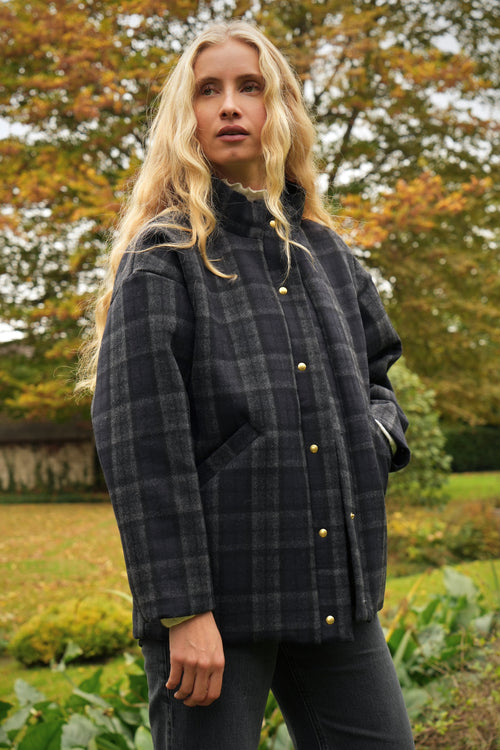 Manteau Bobby tartan (dispo le 17.10)