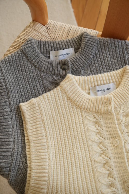 Gilet St Placide gris