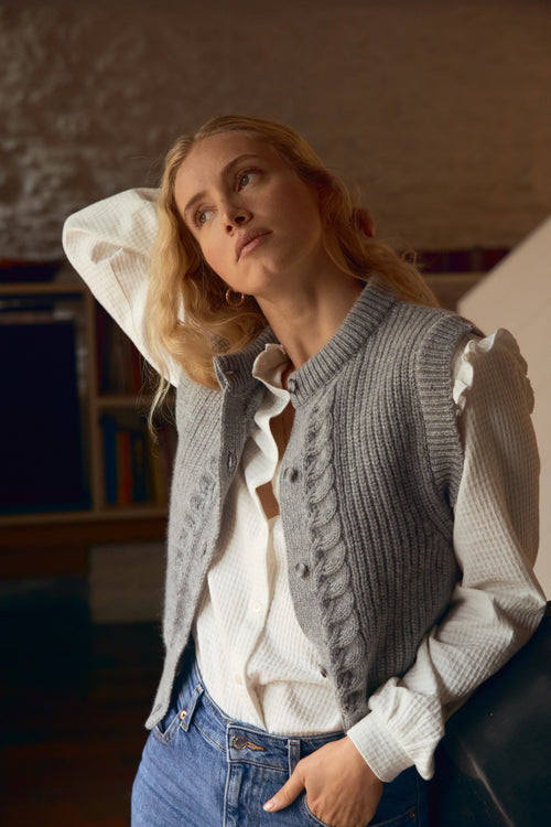 Gilet St Placide gris