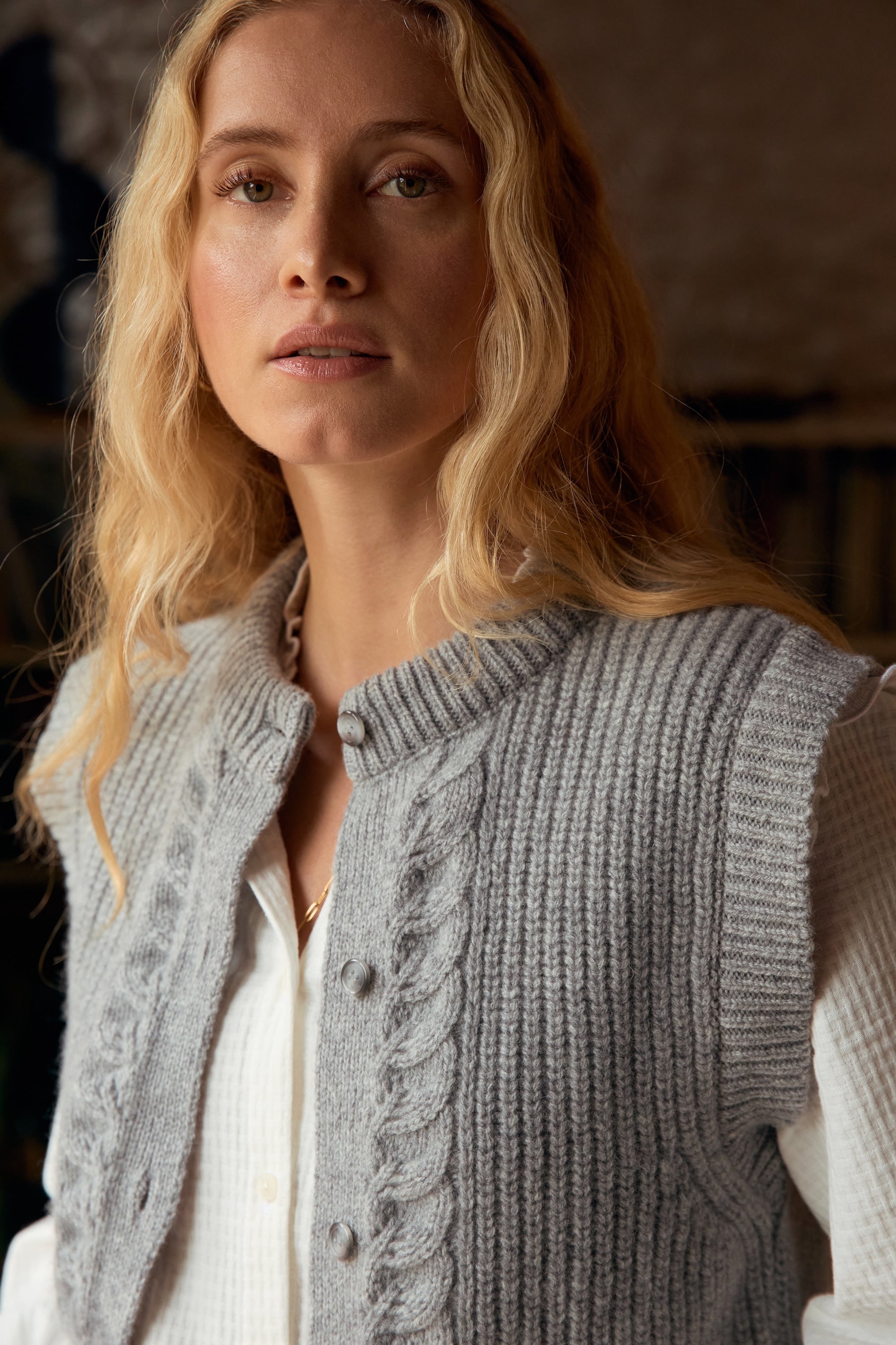 Gilet St Placide gris