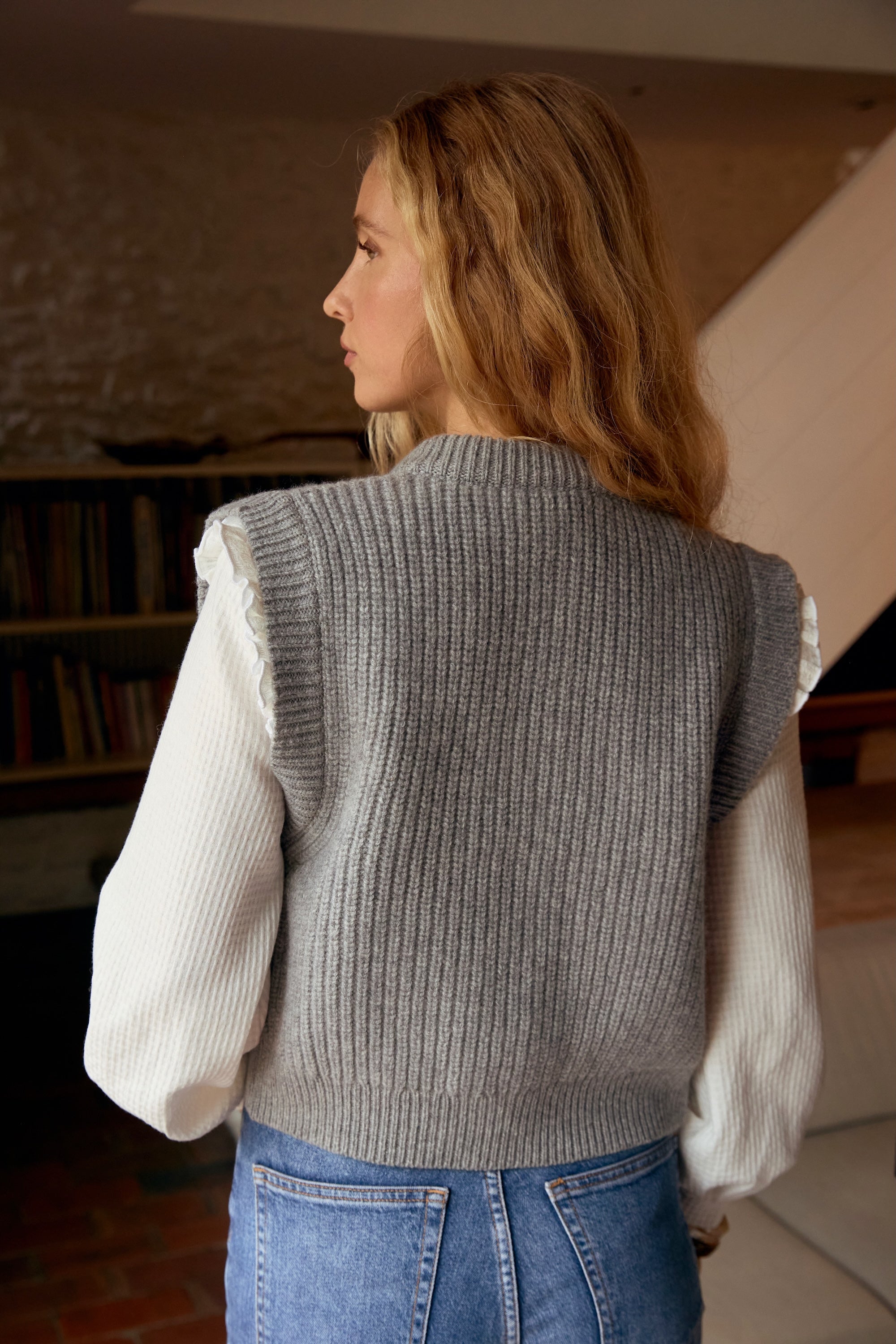 Gilet St Placide gris