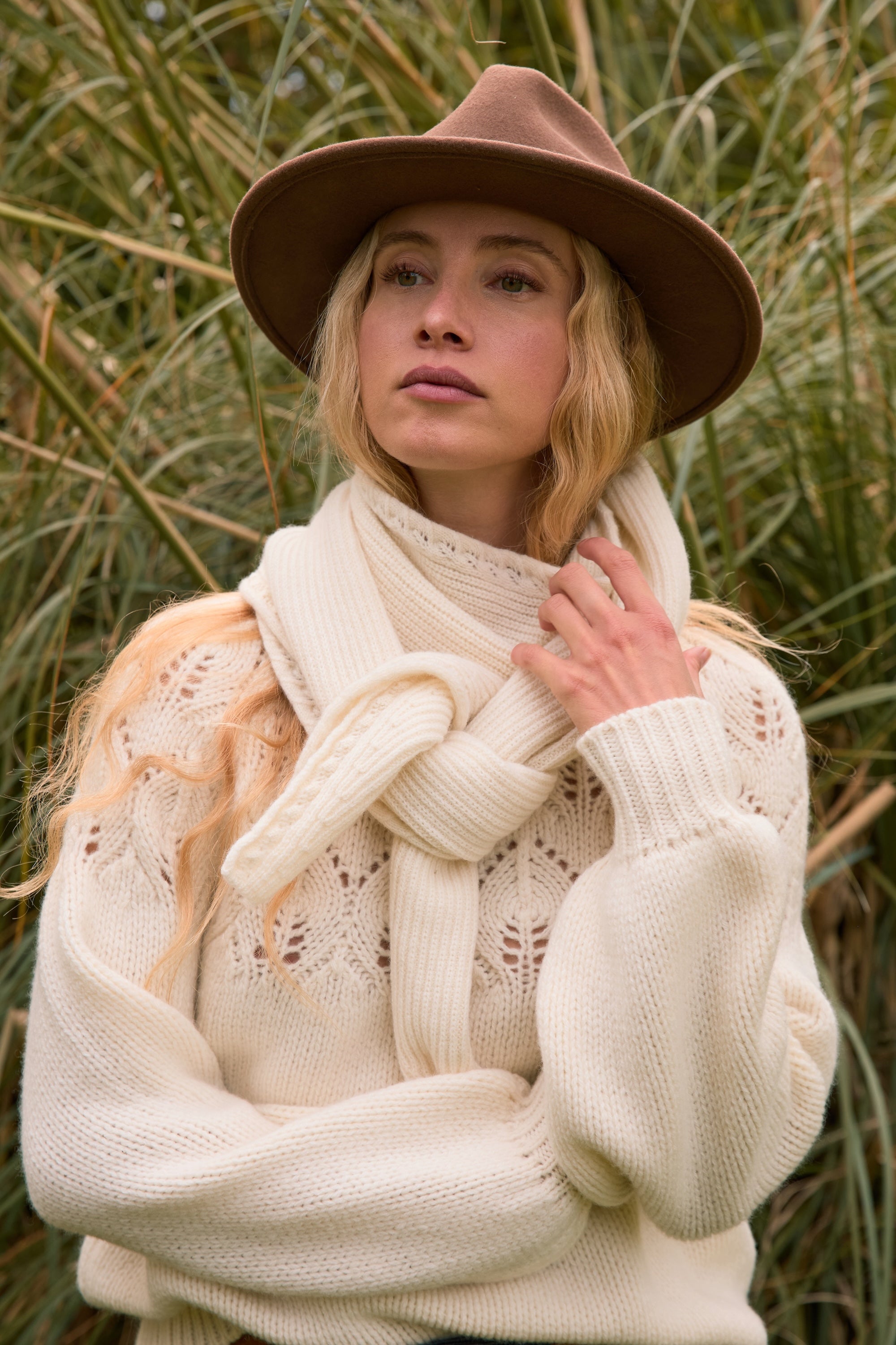 Écharpe Coëtlogon écrue