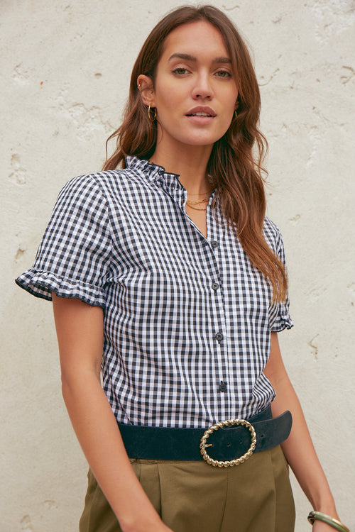 Blouse Pastis vichy