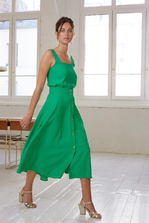 Octave emerald skirt