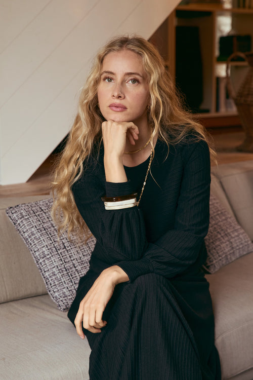 Top Loulou maille noire (dispo le 17.10)