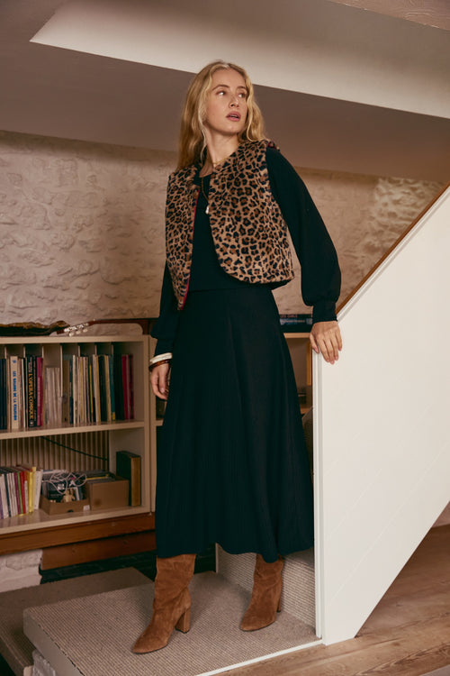 Veste Spencer léopard (dispo le 17.10)
