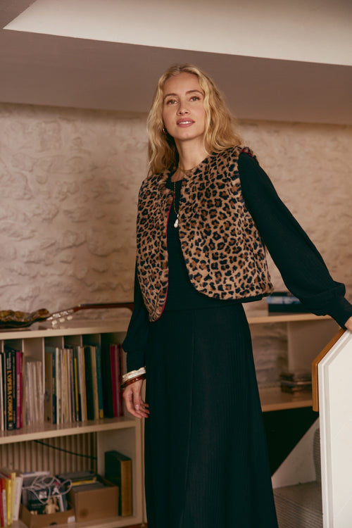 Veste Spencer léopard (dispo le 17.10)