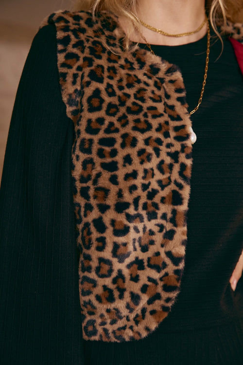 Veste Spencer léopard (dispo le 17.10)