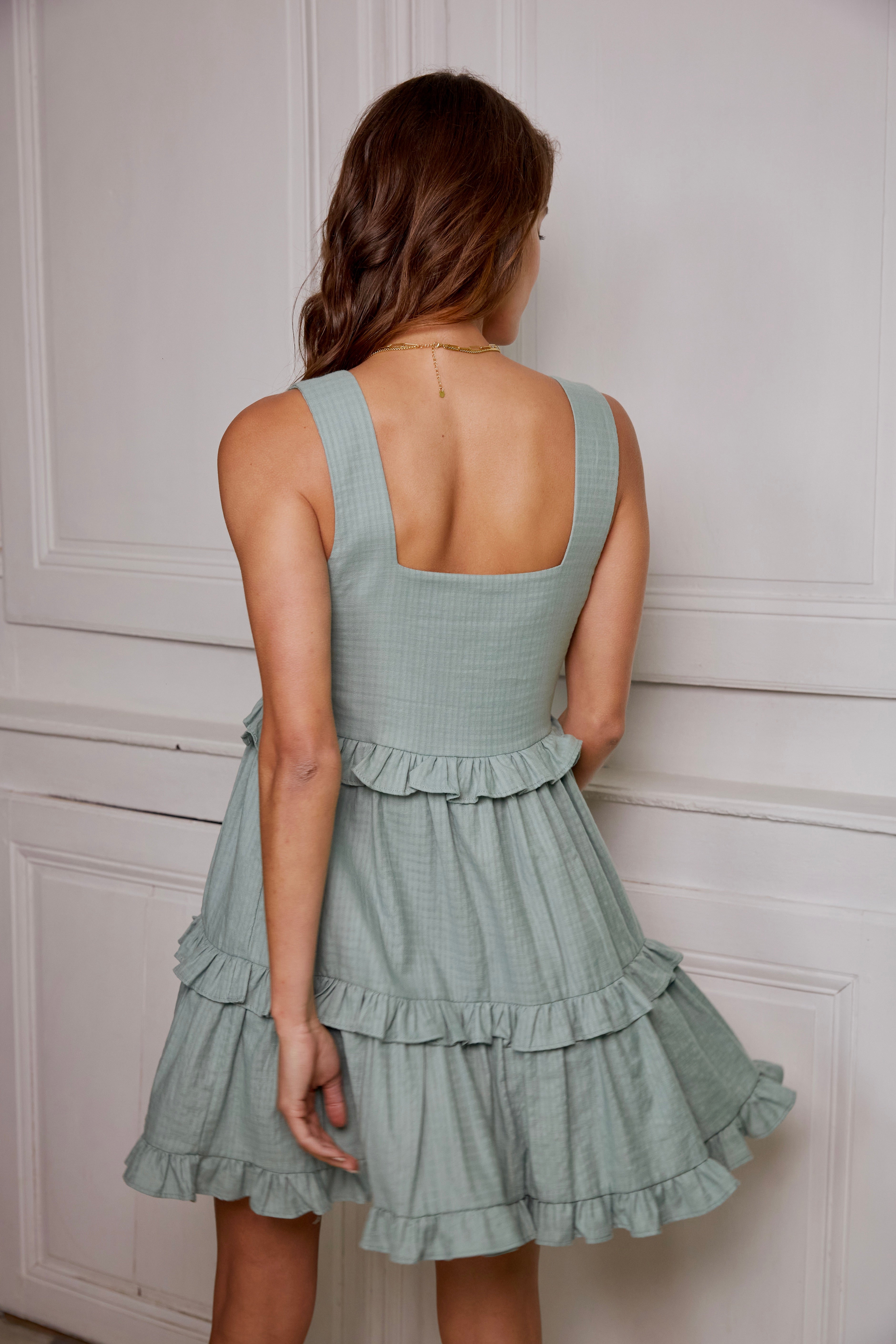 Menorca Celadon Dress