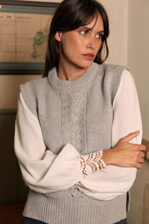 Gray St Germain sweater