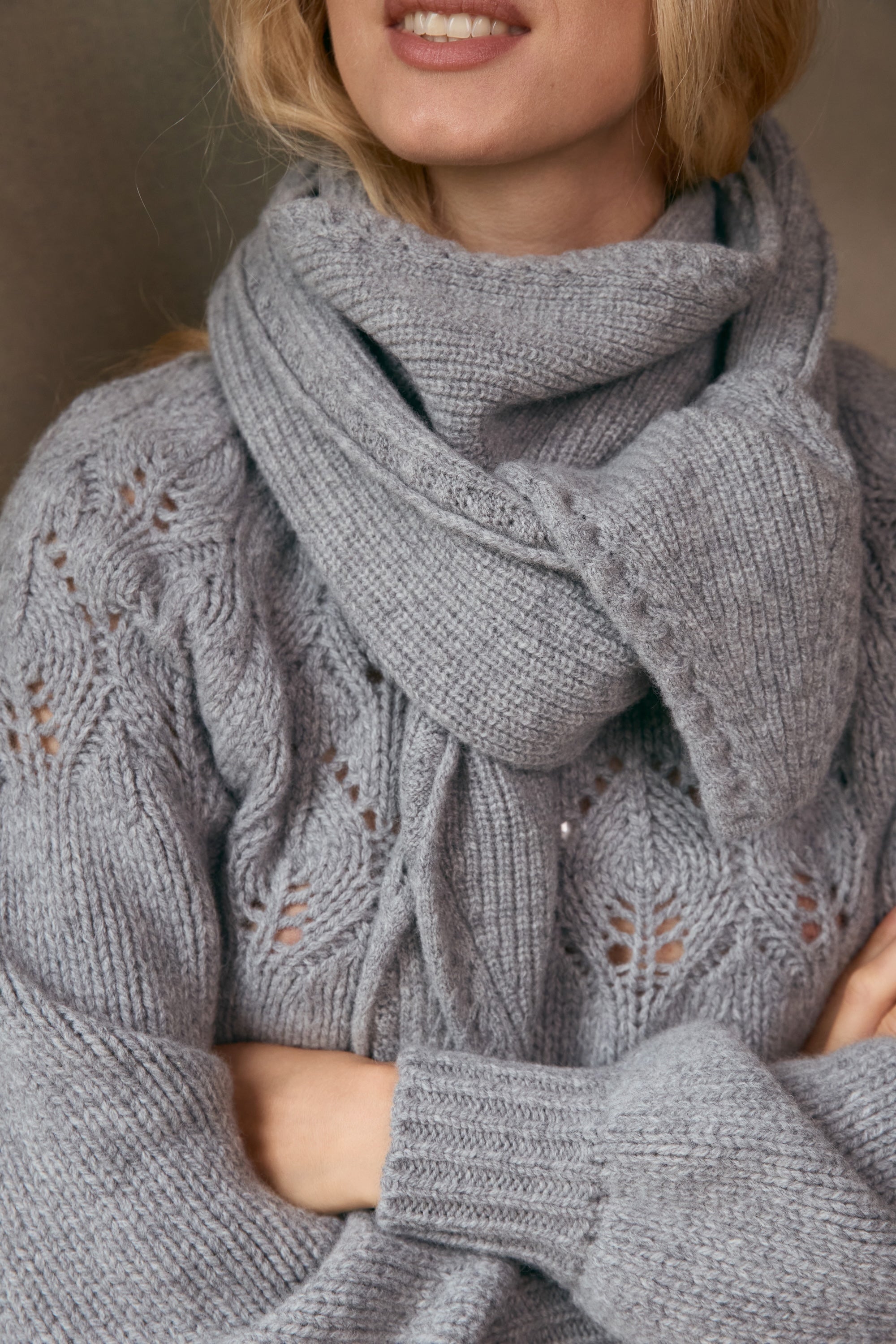 Écharpe Coëtlogon grise