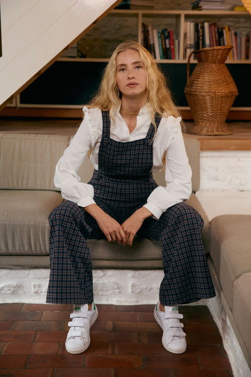 Salopette Colette à carreaux (dispo le 17.10)