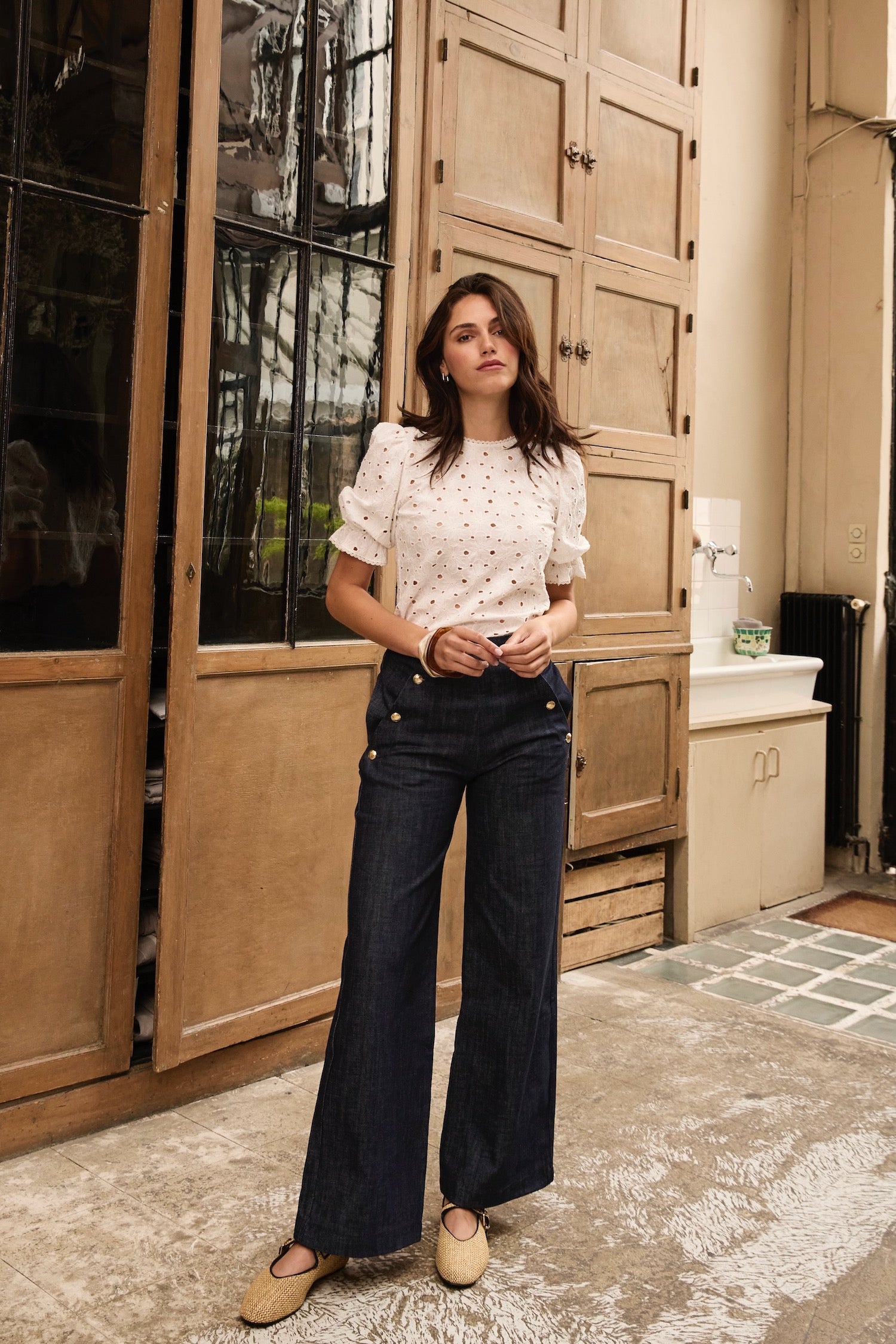 Pantalon Malo denim foncé